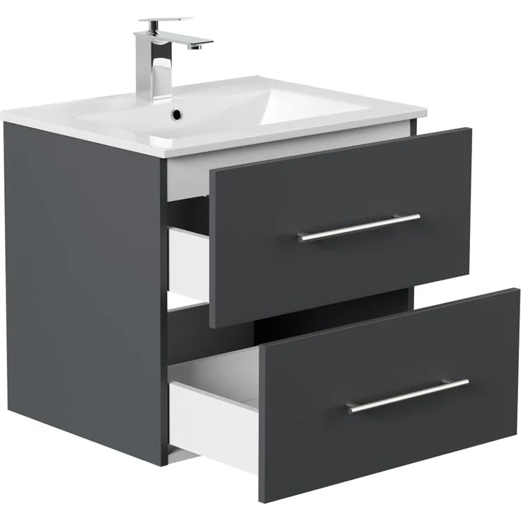 Badmöbel Firenze 60 SoftClose grafit : Grafit – Bild 6