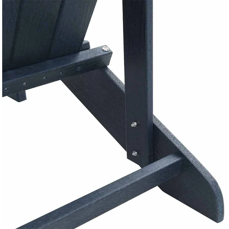 vidaXL Adirondack-Stuhl Marineblau 82 x 74 x 92 cm HDPE 42006630 – Bild 8
