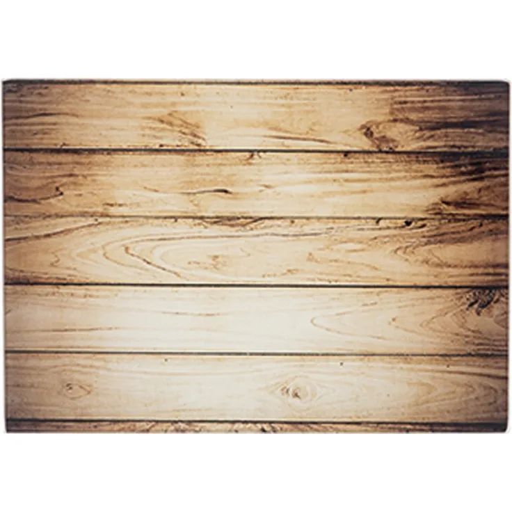 Elegantes Glas-Schneidebrett - Stilvoll und Hygienisch für Ihre Küche Holz Optik 40 x 30 cm