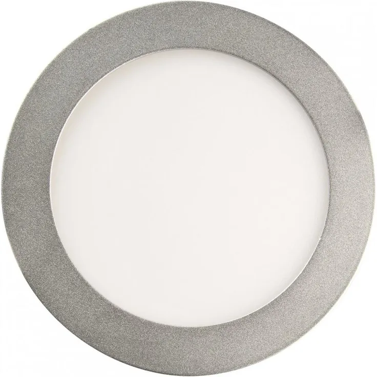 Heitronic Nr. 500159-HE LED Panel Lyon dimmbar 12W Rund silber