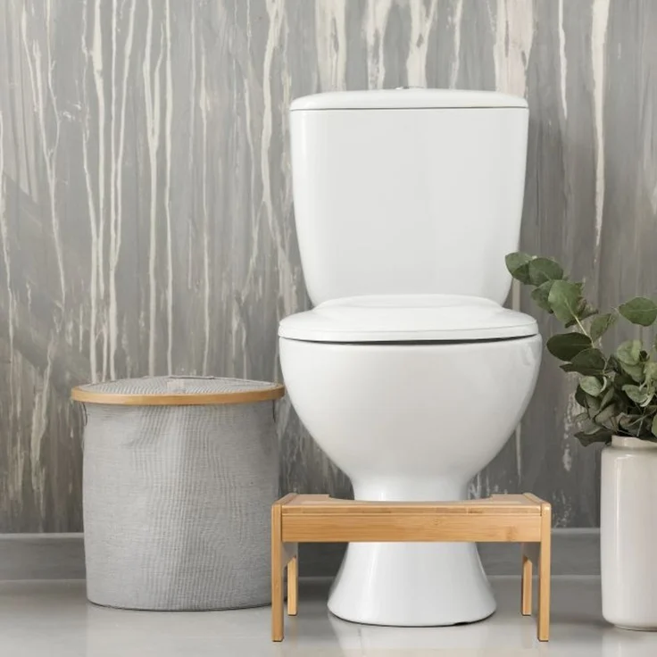 Toilettenhocker aus Bambus 10048533 – Bild 5