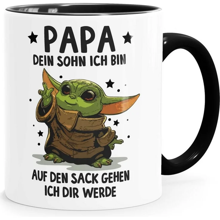 MoonWorks Tasse Tasse Geschenk Papa Sprüche Geschenkidee Vatertag Lustig Motiv, Keramik