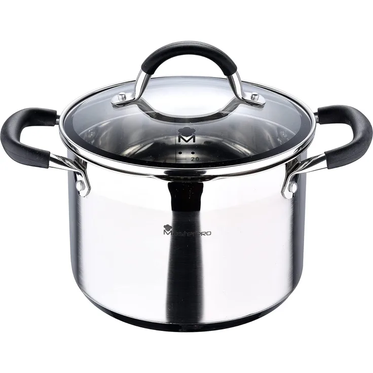 Dauerkochtopf Masterpro BGMP-1505-BK Edelstahl 4 L 10 L