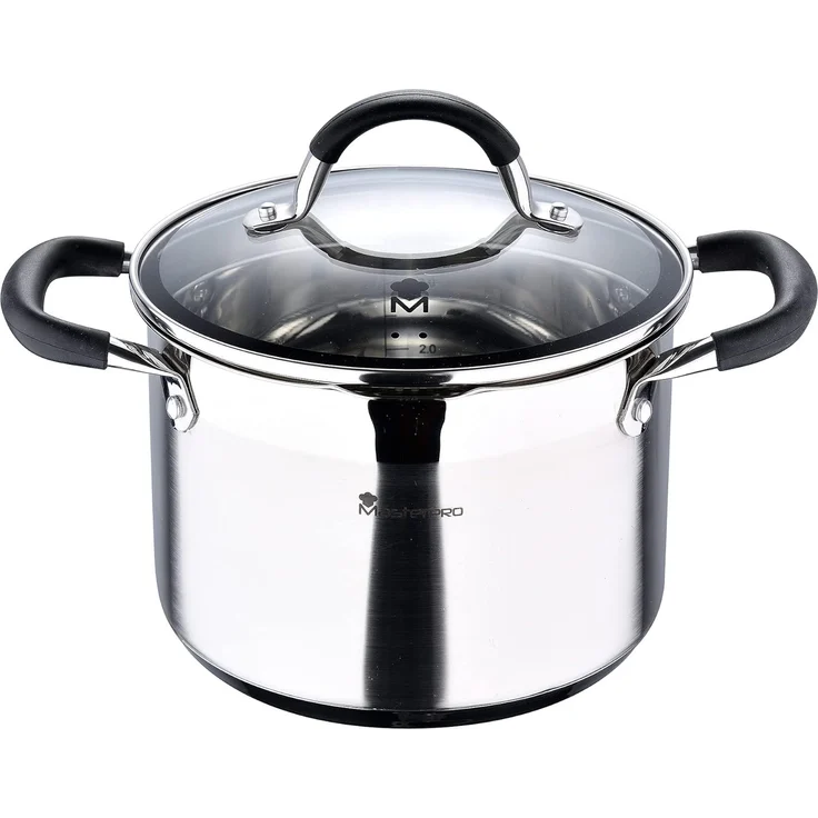 Dauerkochtopf Masterpro BGMP-1505-BK Edelstahl 4 L 10 L