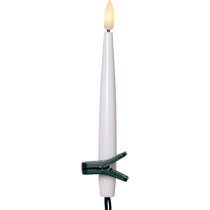 LED-Kerzenkette "Flamme", 16-tlg, ca. 15,5x750 cm