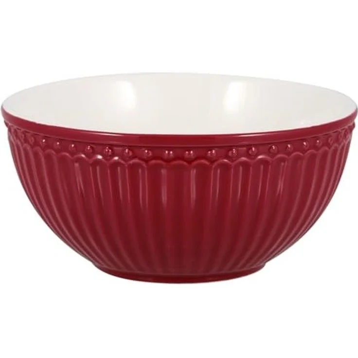 Greengate Müslischale Alice Müslischale claret red 14 cm, Steinzeug, (Schüsseln & Schalen) – Bild 1