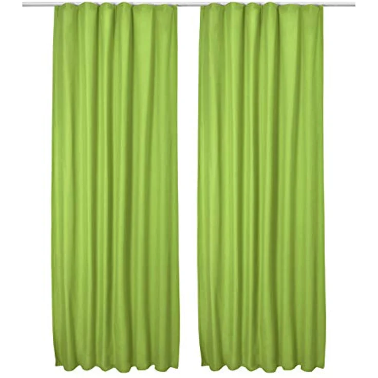 Beautissu Vorhang Amelie Luna, 2er Set Kräuselband Thermogardine 140x245cm – Bild 3