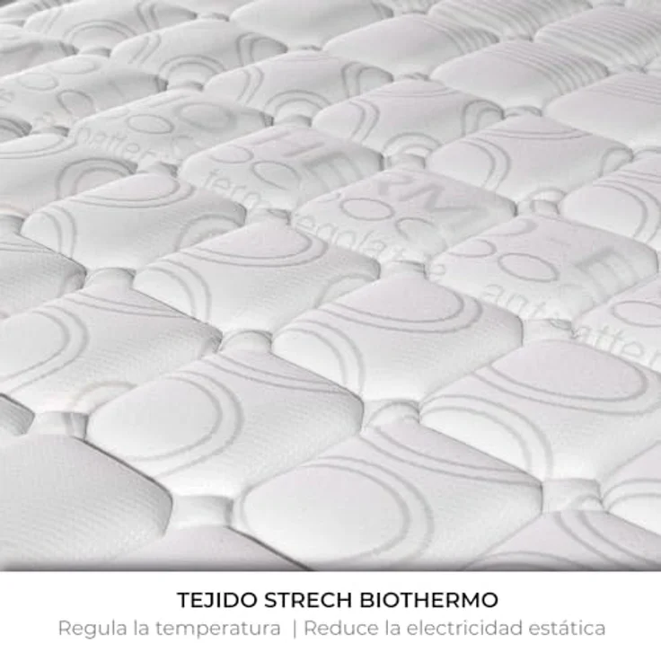 Don descanso DDBERNIA20.090190 Viskoelastische Matratze, Schaumstoff, Höhe ± 21 cm, 90 x 190 cm – Bild 4