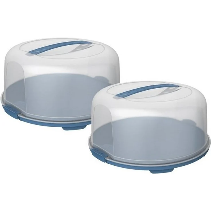 ROTHO Kuchentransportbox Fresh 2er-Set Tortenglocke, Kunststoff (PP), Kunststoff, Hergestellt in der Schweiz – Bild 4