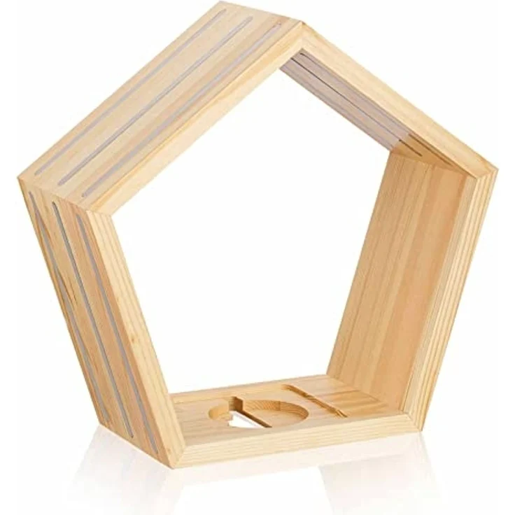 Baby Vivo Regal für Toniebox mit magnetischer Aufbewahrung für über 68 Tonies - Fünfeck – Bild 7