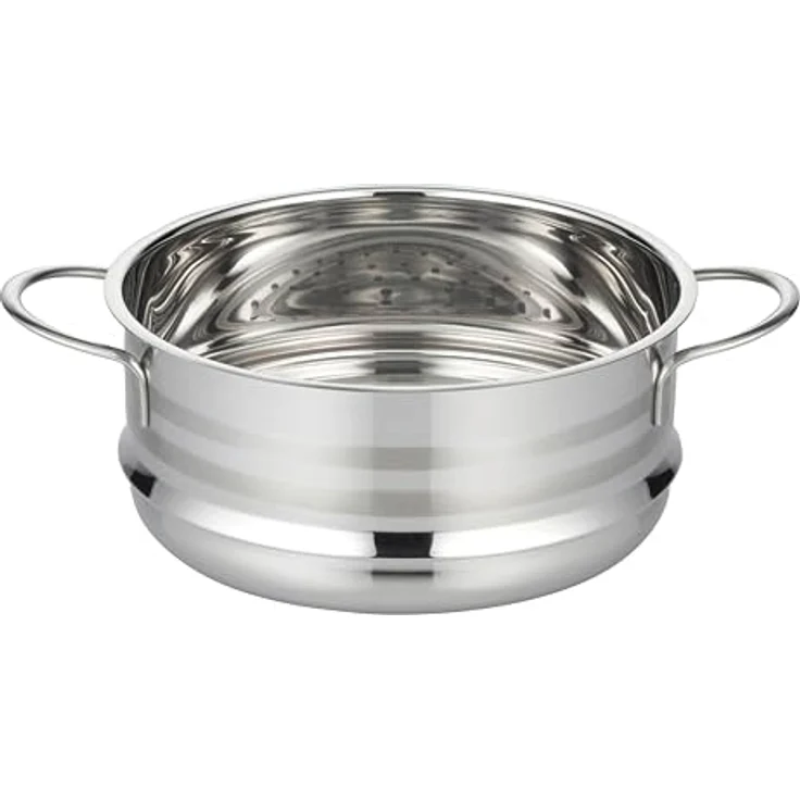 Elo Basic Dampfgartopf Brillant, Edelstahl, Glasdeckel, Induktion – Bild 5