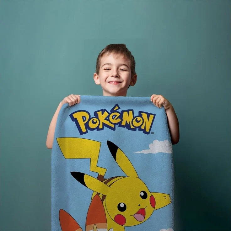 Halantex Handtücher POKEMON PIKACHU Duschtuch Strandtuch Badetuch 70 x 140 cm, (1 Duschtuch, 1-St), Langlebig – Bild 2
