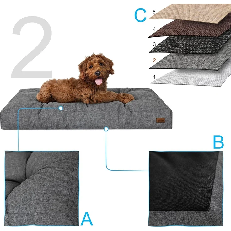 Hobbydog Hundematratze Hundebett Schlafplatz Hundekissen Hundesofa Tierbett Hundematratze – Bild 2