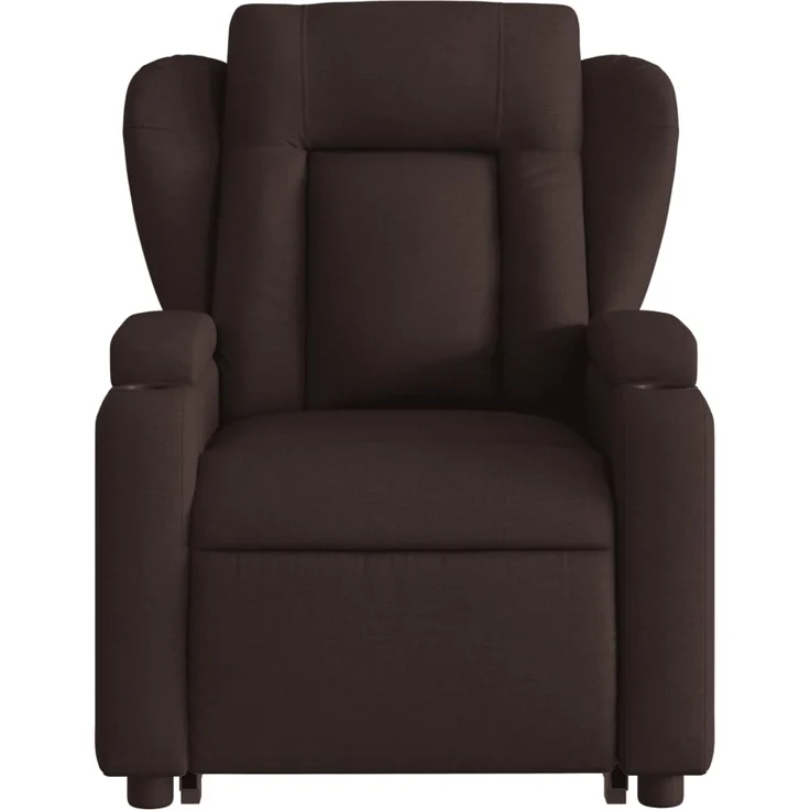 vidaXL Massagesessel mit Aufstehhilfe Dunkelbraun Stoff 3204499 – Bild 8