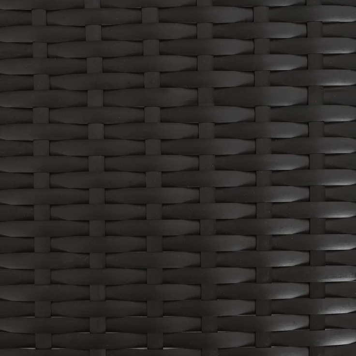 vidaXL Gartentisch Schwarz und Natur 55 x 55 x 37 cm 42035139 – Bild 6