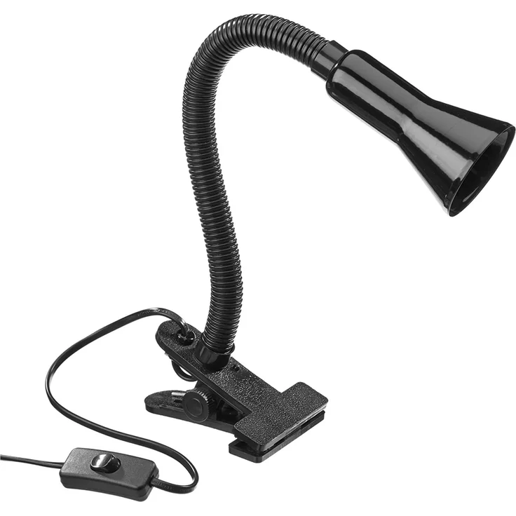 Anklemmleuchte, 1 x E14/40W/R50, schwarz schwarz – Bild 2