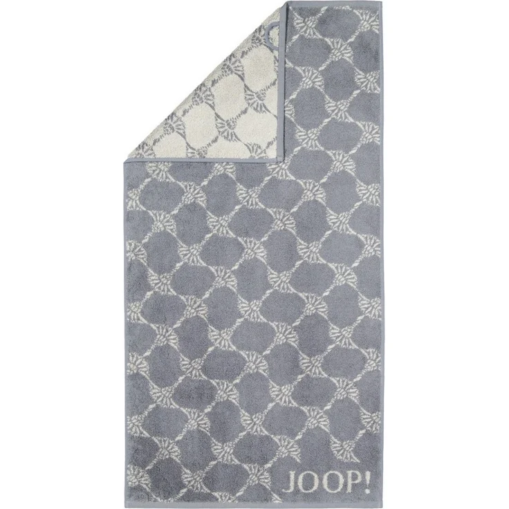 JOOP! Handtücher JOOP! Handtuch Classic Cornflower 1611, 77 Anthrazit, Baumwolle (1-St) – Bild 5