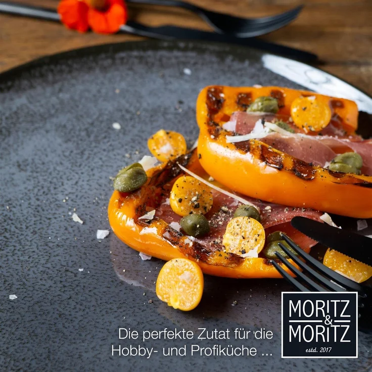 Moritz & Moritz VIDA 6tlg Dinnerteller Anthrazit – Bild 7