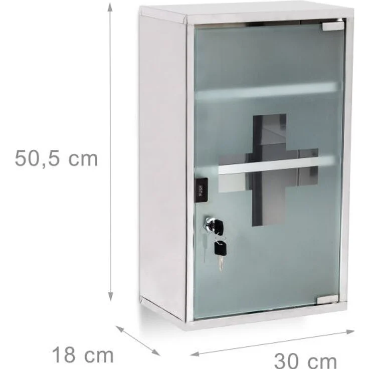 Medizinschrank EMERGENCY Edelstahl XL 10019093 – Bild 4