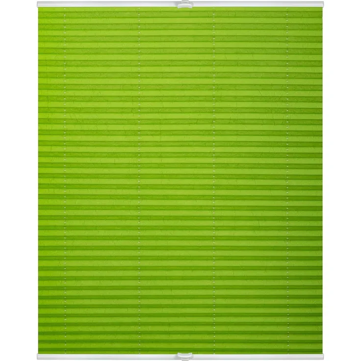Lichtblick Sonnenschutzsysteme GmbH Plissee Nizza 110 cm x 130 cm (BxL) Grün Tageslicht; einfache Installation mit Klemmträgern; verspannt