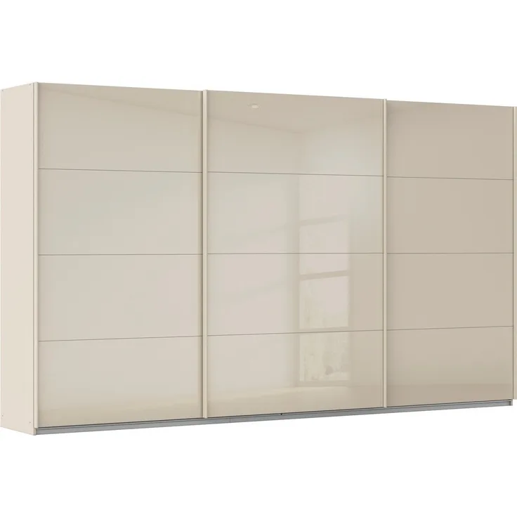 OTTO home Schwebetürenschrank Kleiderschrank Schrank Garderobe AGORDO mit Glasfront (Breiten 203/271/315/360 cm, Höhen 210/229 cm) durchdachte Innenausstattung, in 4 Breiten und 2 Höhen MADE IN GERMANY