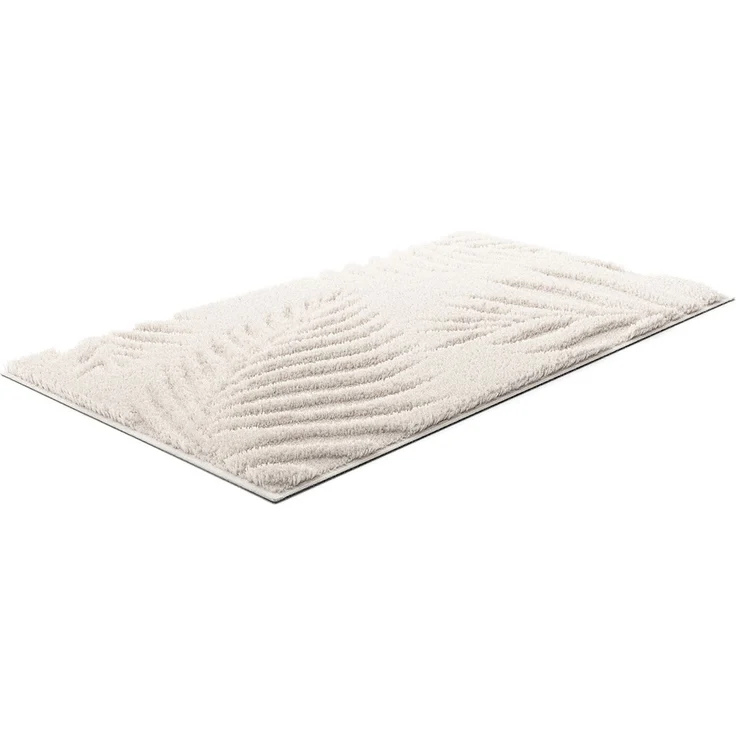 Badematte >FERYA< in natur, 100% Polyester MAGICSOFT - 100x60x1,8cm (LxBxH) – Bild 3