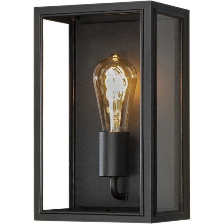 KONSTSMIDE No. 7347-750 Aussenwandleuchte Carpi mittel 1-flammig E27 schwarz IP44 – Bild 2