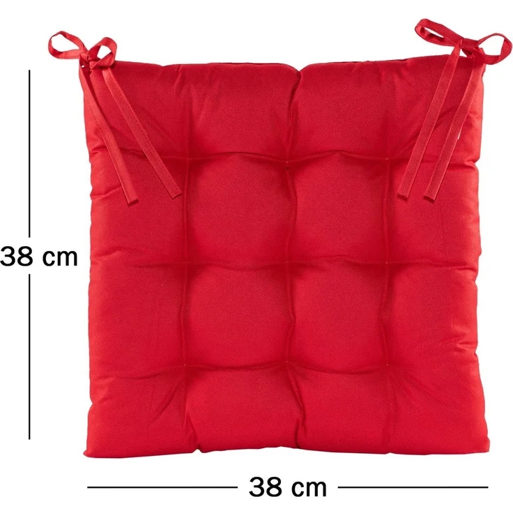 JACK Stuhlkissen JACK Outdoor 38x38cm Sitzkissen Lounge Kissen Sitzkissen Wasserfest, mit Lotus Effekt, robust, strapazierfähig, für Innen & Außen – Bild 2