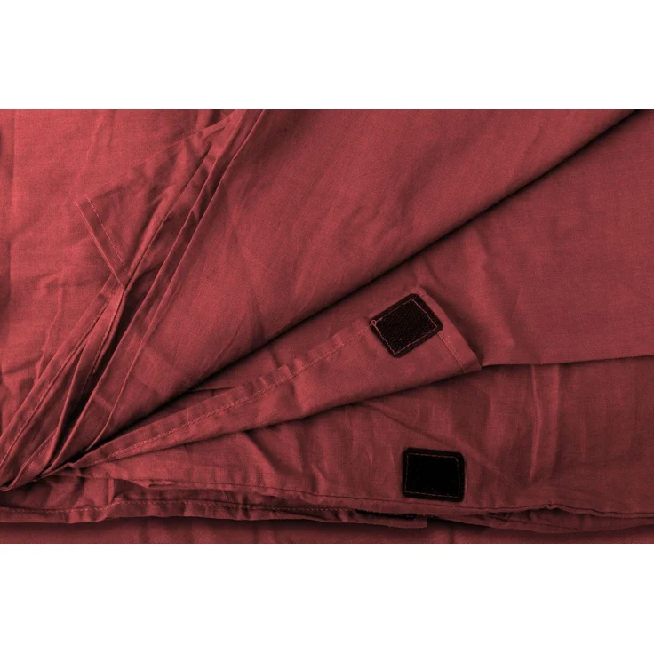 Origin Outdoors Sleeping Liner Baumwolle, Deckenform, bordeaux – Bild 6