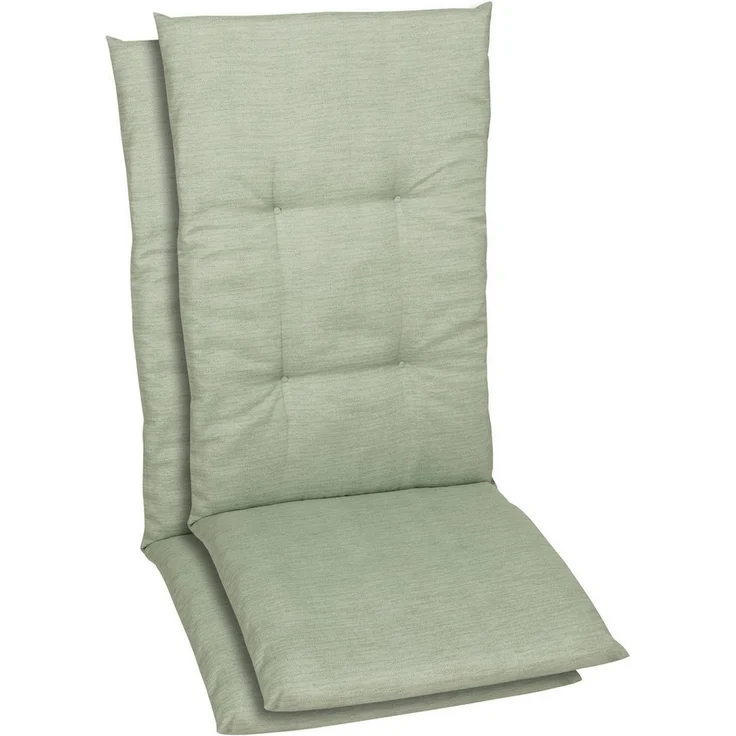 GO-DE Hochlehnerauflage, (Spar-Set, 2 St), Maße ca.: 48 cm x 118 cm x 5 cm – Bild 1