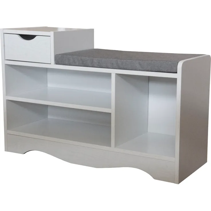 Happy Home Schuhbank HappyHome Schuhschrank HFH06-WEI/ HFH06-HOL