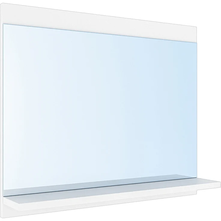 Badezimmerspiegel Krildihana 60x50x12 cm Weiß [en. casa] – Bild 2