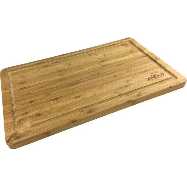 Grillfürst Bambus Schneidebrett groß 50 x 30 cm Bambus – Bild 7