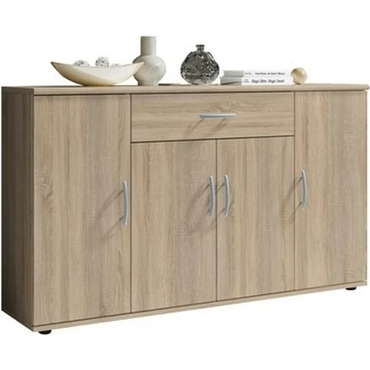 moebel-dich-auf Kommode LILLY 13 (in verschiedenen Farben, 1 Schubkasten + 4 Türen), 117 cm breit – Bild 4