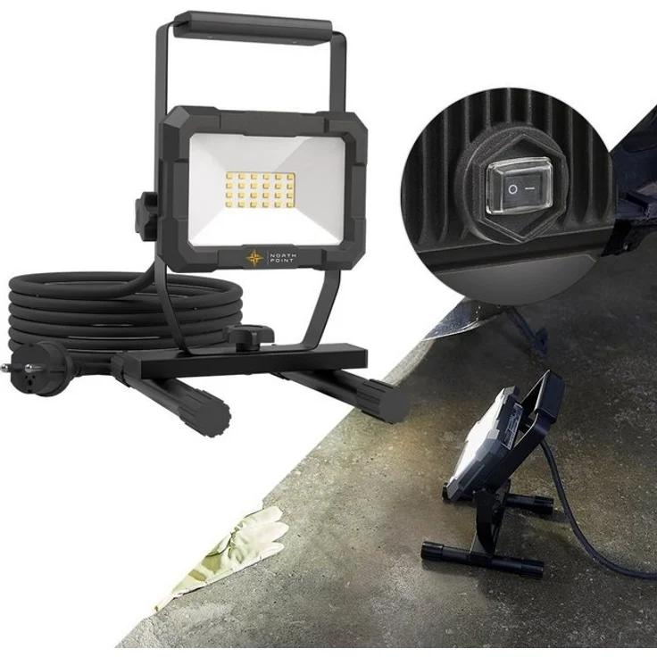 Northpoint LED Baustrahler Northpoint Baustrahler Blackline Serie – Bild 2