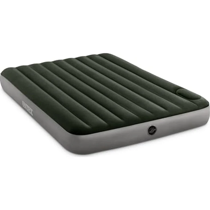 Intex Dura-Beam Standard Series Downy Luftbett mit integrierter Fußpumpe, Queen, Grün, 152 x 203 x 25 cm – Bild 2