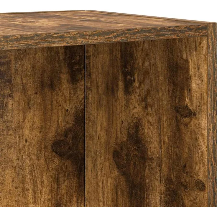 Beistelltisch | Couchtisch Räuchereiche 33x33x34,5 cm Holzwerkstoff – Bild 7