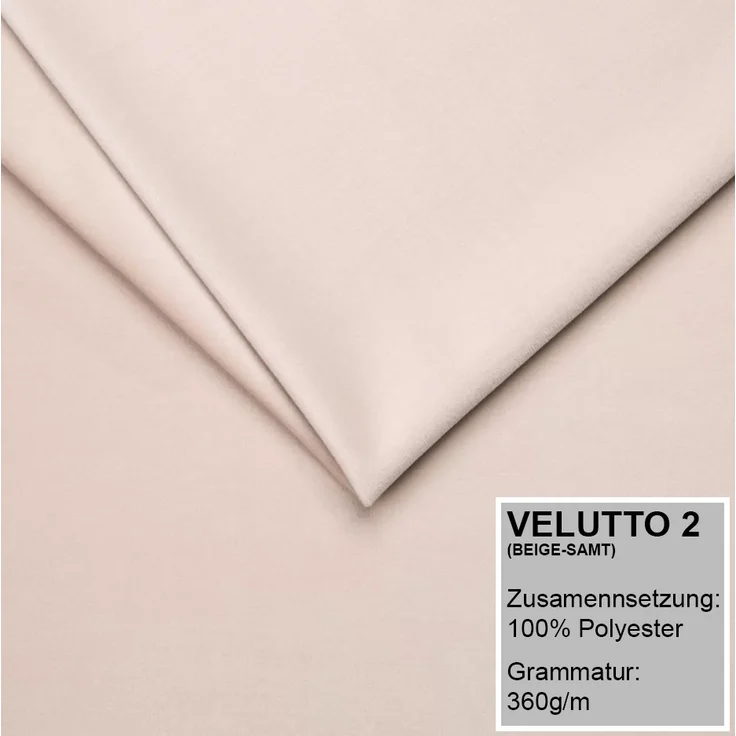 A&J MöbelLand 'Sonic' Polsterbett, Polyester, Beige, 120 x 200, mit Matratze, mit Lattenrost, mit Bettkasten – Bild 3