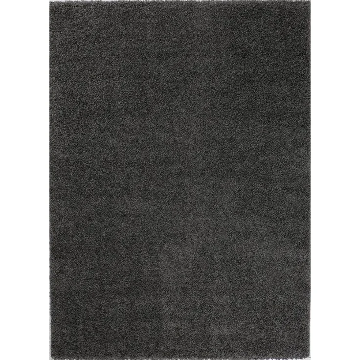 VIMODA Prime Shaggy Teppich Farbe Anthrazit Hochflor Langflor Teppiche Modern, Maße:Ø 120 cm Rund – Bild 4