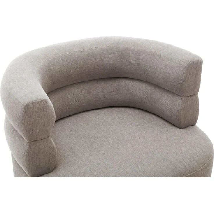 Vente-unique - CAMEDO - Sessel mit gerader Rückenlehne - Metall - Grau - 80 x 74 x 73 cm – Bild 5