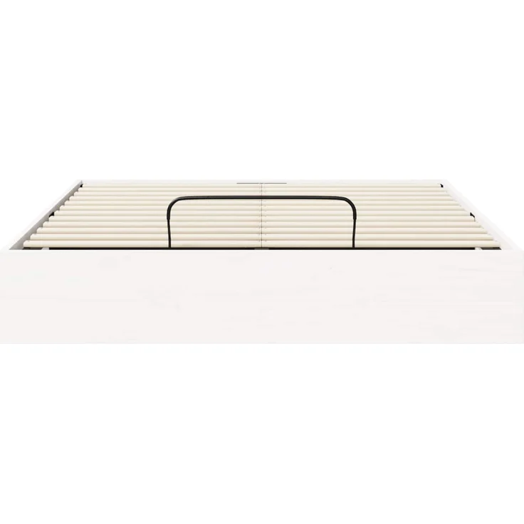 vidaXL Ottoman Bettgestell mit Stauraum Weiß 120x190 cm 3418775 – Bild 6