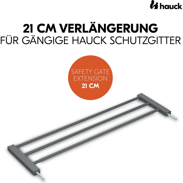 Hauck Verlängerung für Türschutzgitter Extension, 21 cm, Dark Grey – Bild 2