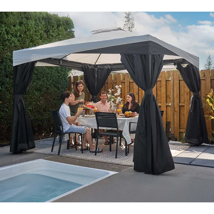 Sojag Malta 1014 | Alu Pavillon 3x4 m | mit