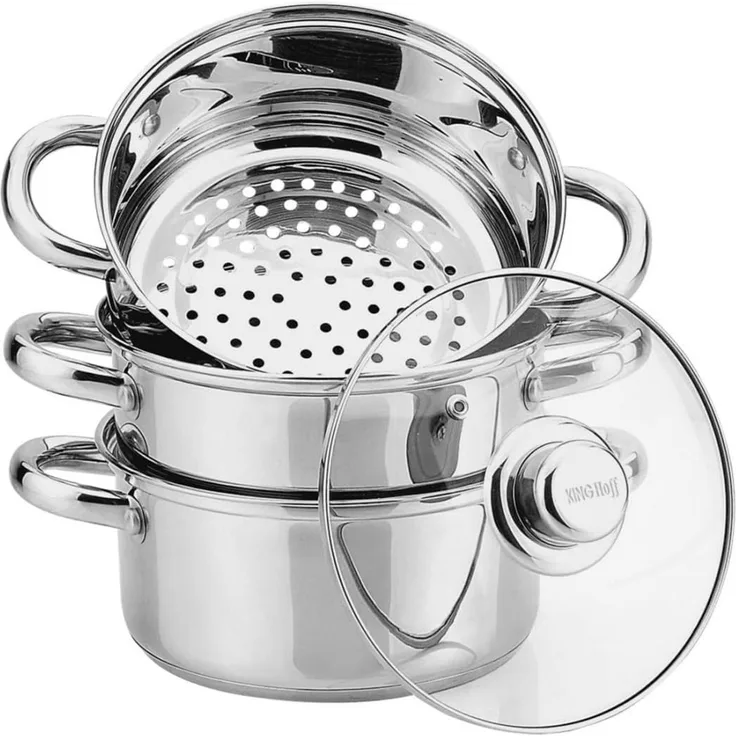 Kinghoff Kinghoff Dampfgartöpfe 2,5l 18cm 4 Stück KH3316