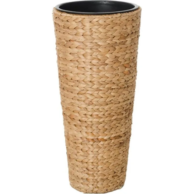 VIVANNO Pflanzkübel Pflanzkübel Blumenkübel Wasserhyazinthe "Classic Round", Natur
