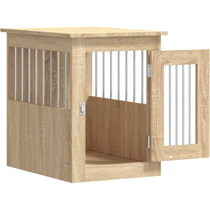 vidaXL Hundekäfig im Möbelstil Sonoma-Eiche 45x62x59 cm Holzwerkstoff 838311 – Bild 6