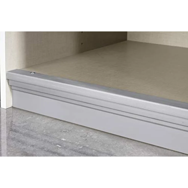 Rauch Möbel Imposa Kleiderschrank/Schwebetürenschrank mit Spiegel, 4 Einlegeböden, 4 Kleiderstangen, 3-türig, Hochglanz weiß/Alpinweiß, 316 x 62 x 210 cm – Bild 6