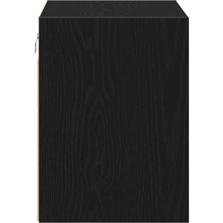 vidaXL Garagen-Wandschränke 2 Stk. Schwarz Holzwerkstoff 860628 – Bild 8