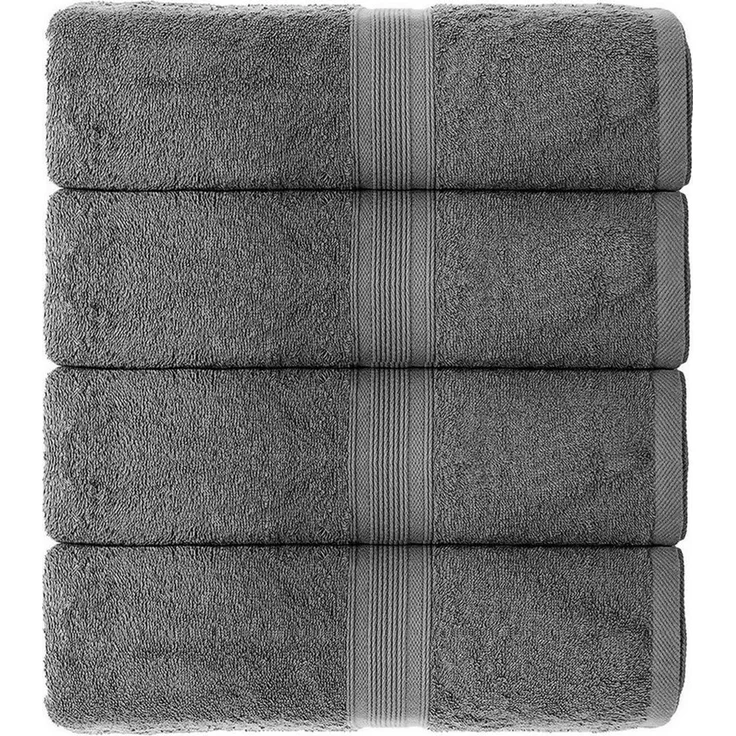 leevitex® Handtücher 4er-Set, 50 × 100 cm, aus 100% Baumwolle, Frottee (Set, 4-St), OEKO-TEX® STANDARD 100 zertifiziert und hochwertig verarbeitet – Bild 3