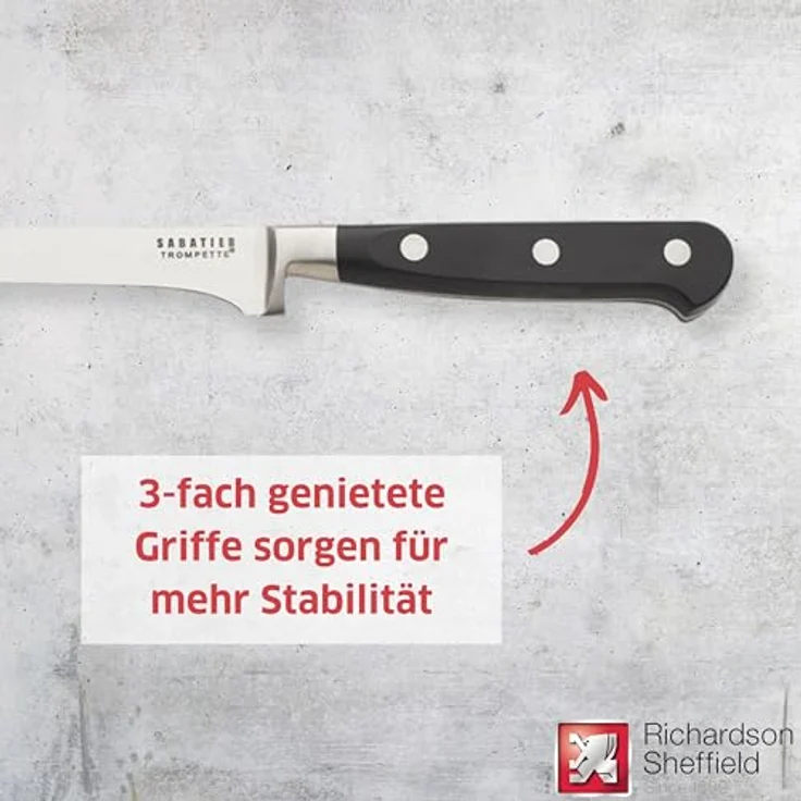 Richardson Sheffield SABATIER TROMPETTE Ausbeinmesser – Bild 4